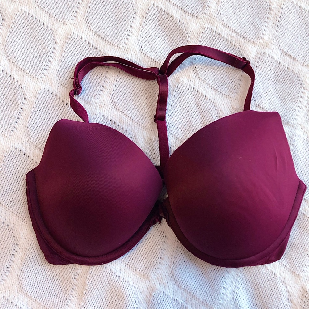 racer back push up bra